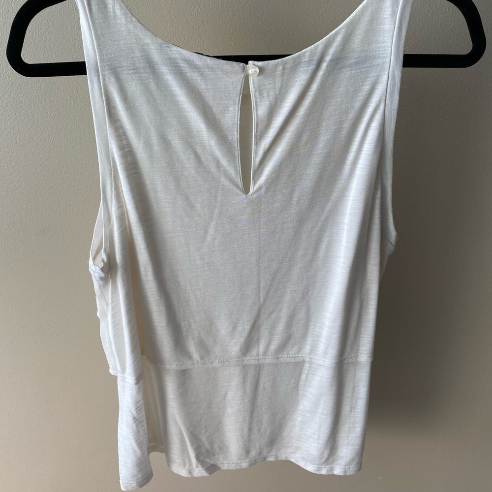 Cream Tank Top - Picture 3 of 3